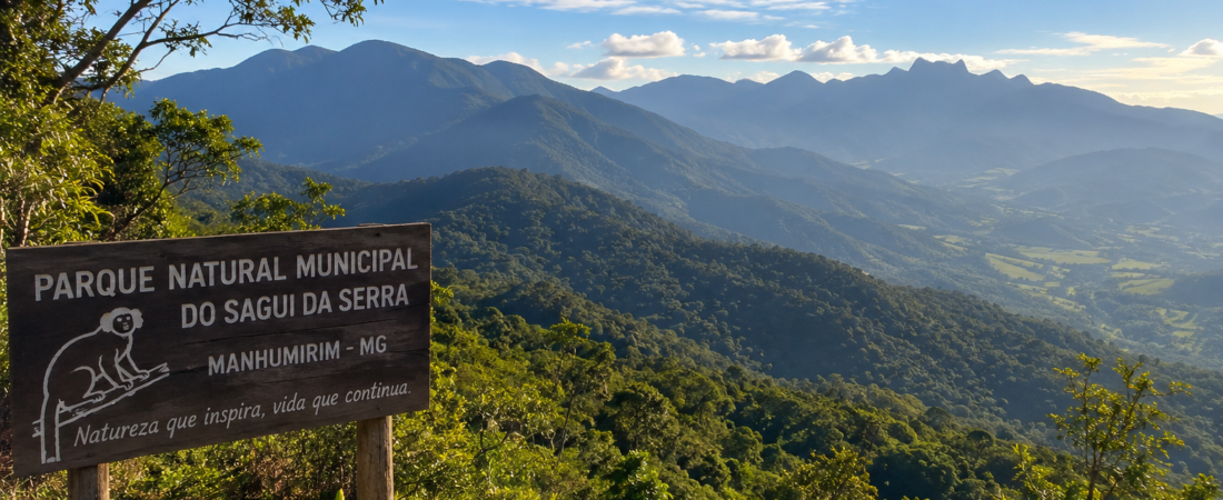 Parque Natural Municipal do Sagui da Serra, em Manhumirim (MG): roteiro completo entre trilhas, cachoeiras e montanhas.