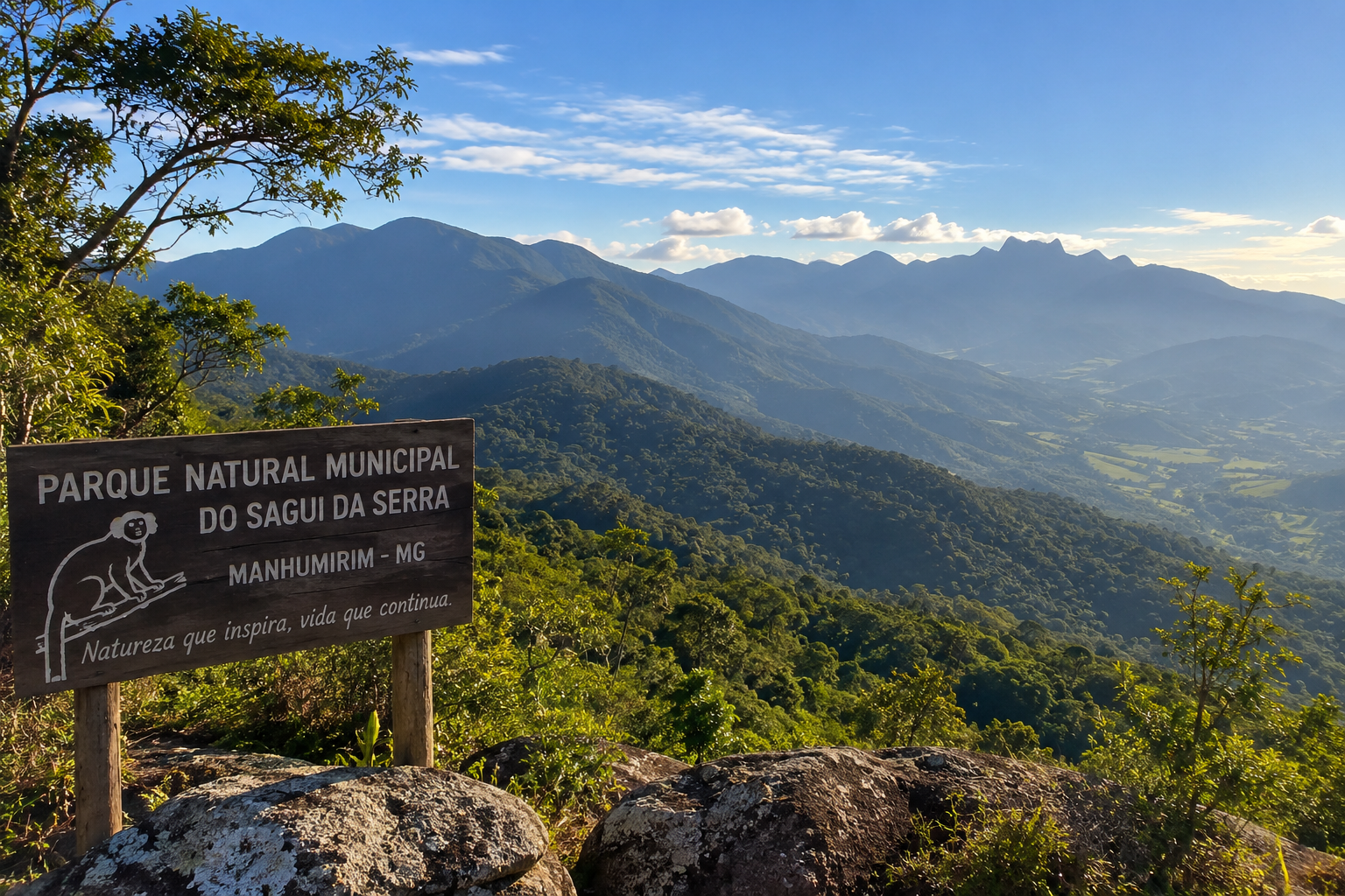 Parque Natural Municipal do Sagui da Serra, em Manhumirim (MG): roteiro completo entre trilhas, cachoeiras e montanhas.