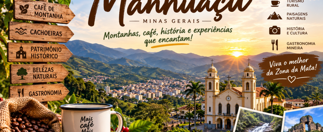Manhuaçu além do café: roteiro completo por montanhas, fazendas, história e sabores da Zona da Mata Mineira